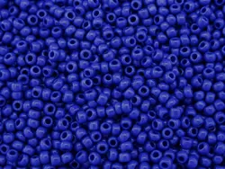 Rokajlové korálky - Round 11/0 :  Opaque Navy Blue TR-11-48